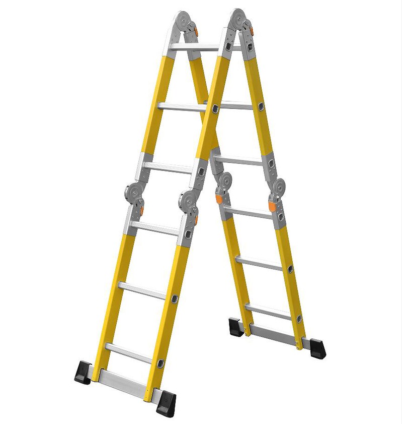 Foldable Multifunction Fibreglass Ladder Foldable Multifunction Fibreglass Ladder
